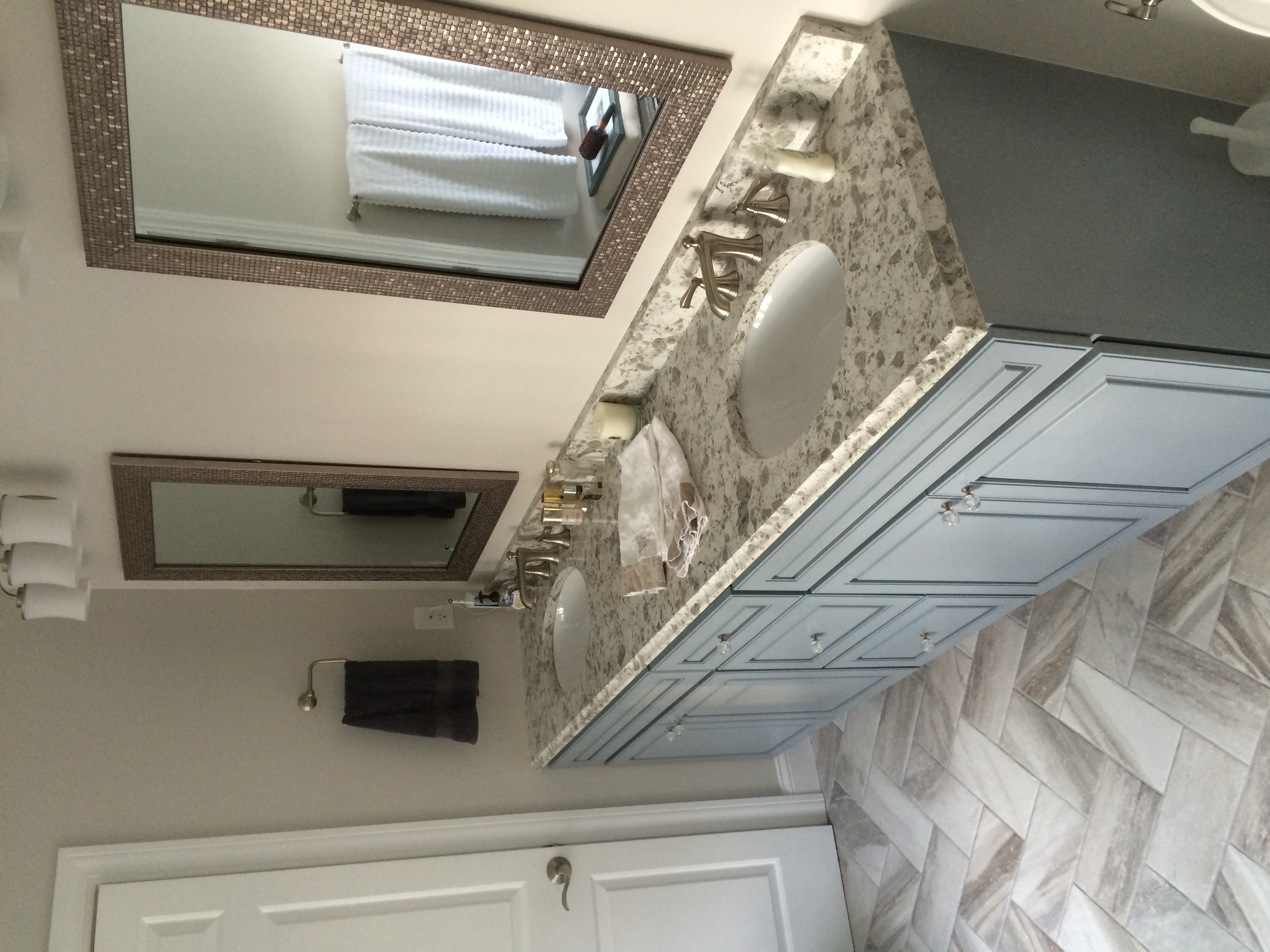 Double Vanity Installation