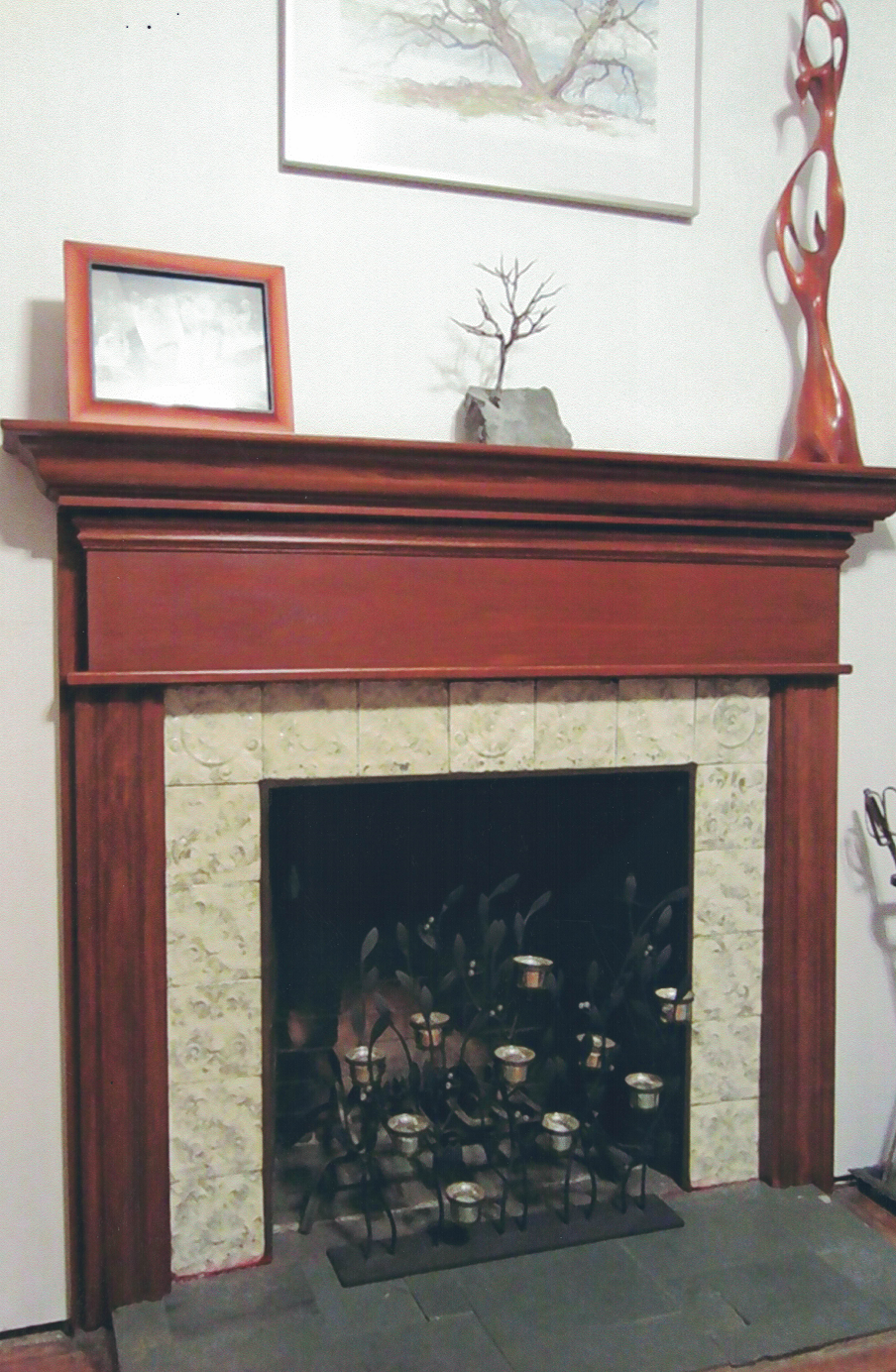 Stone Fireplace Remodel