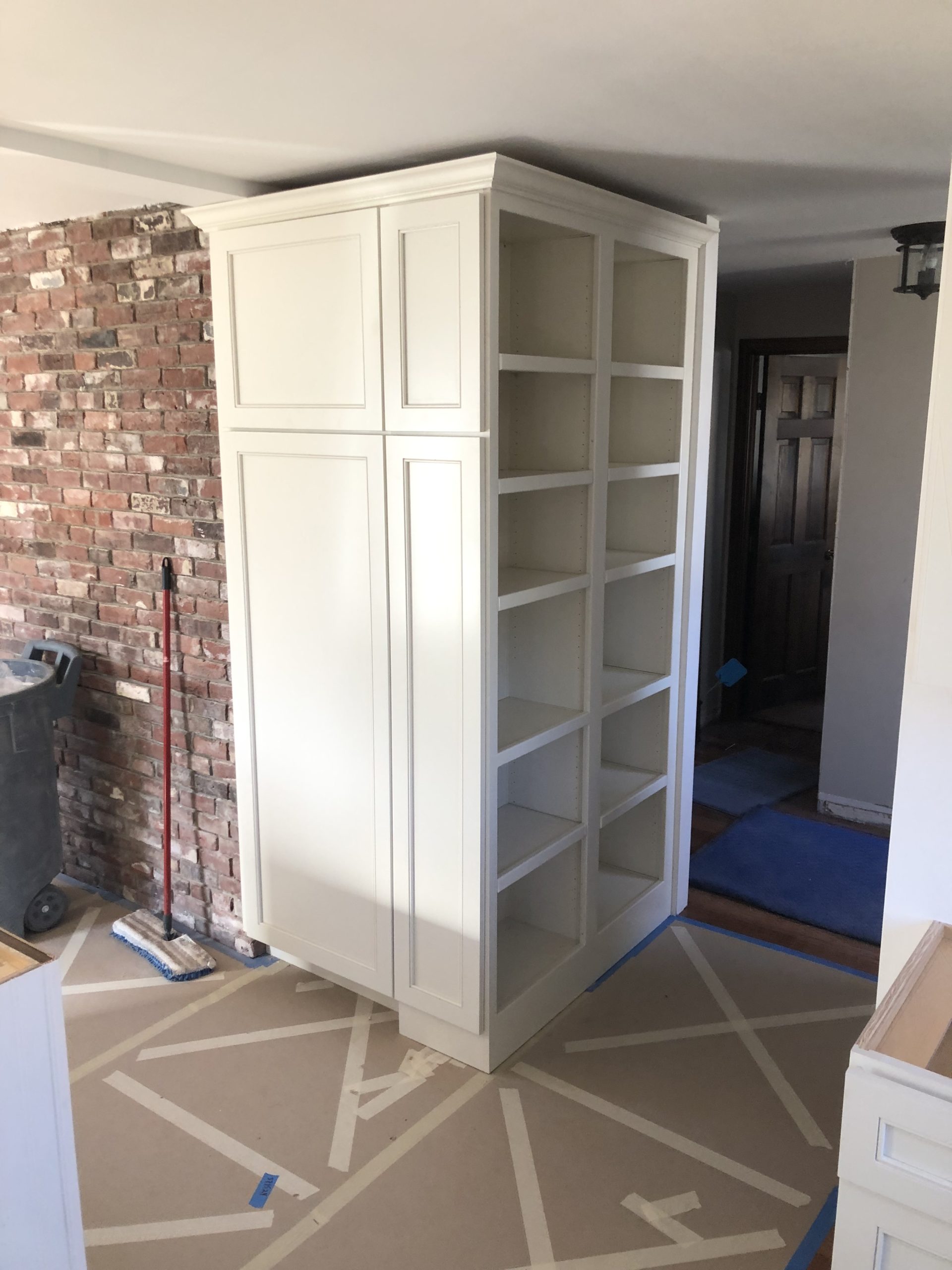 Floating Kitchen Shelves
