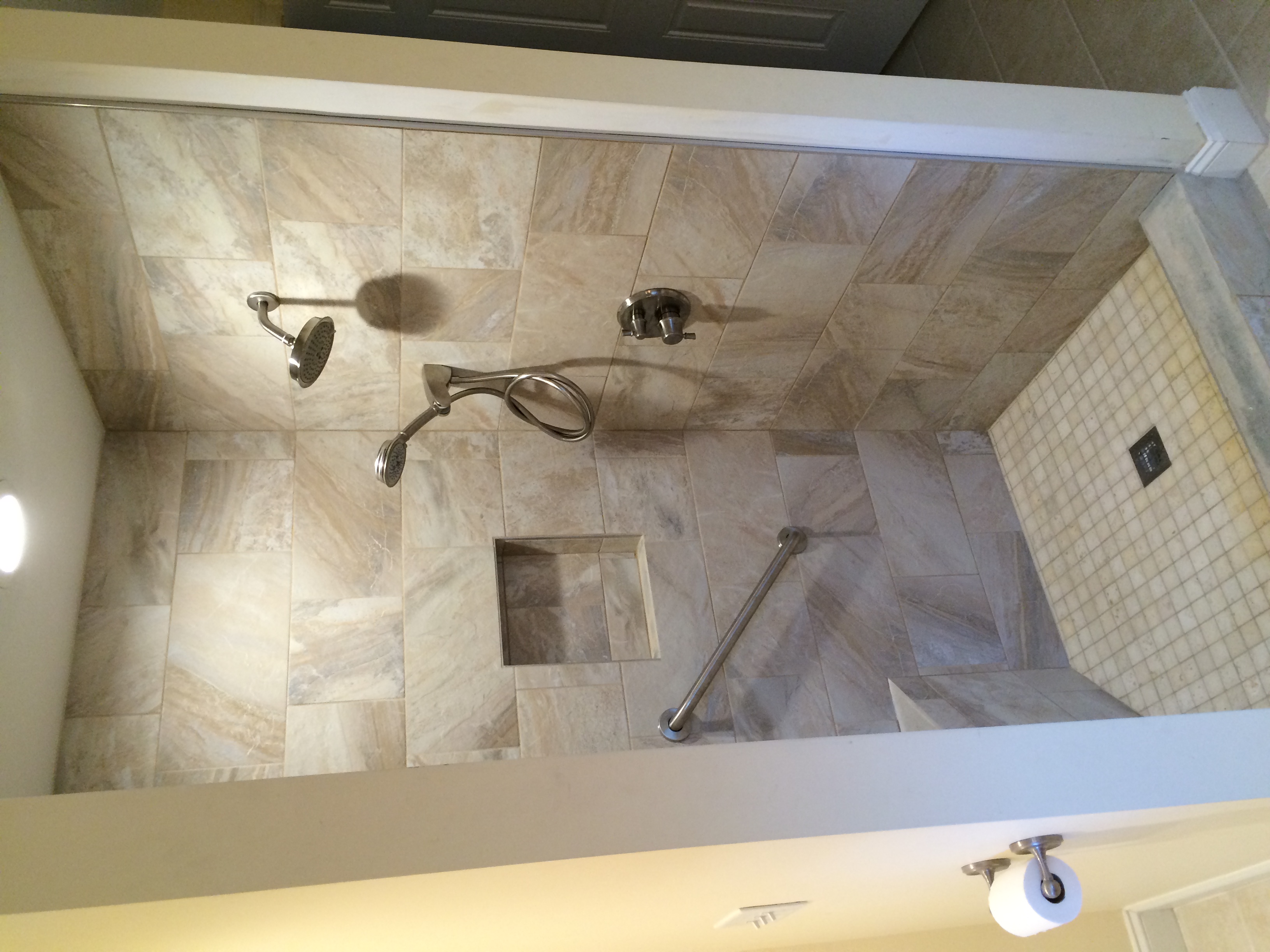 Walk-In Tile Shower