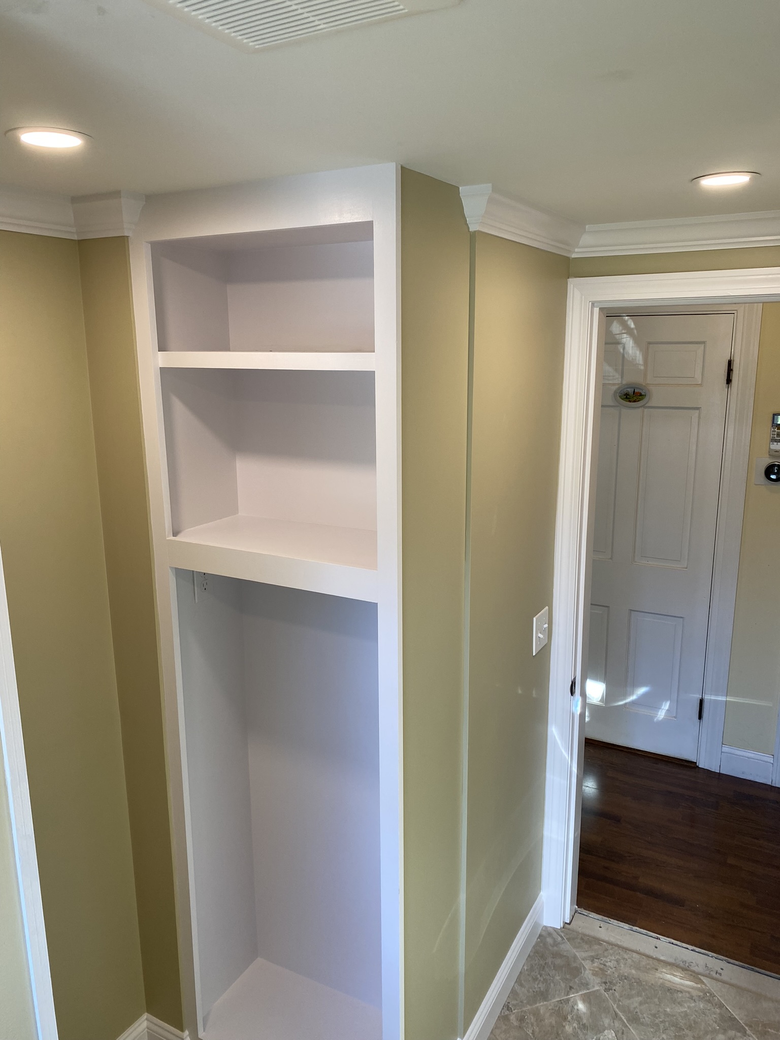 Custom Built-In Shelving Unit