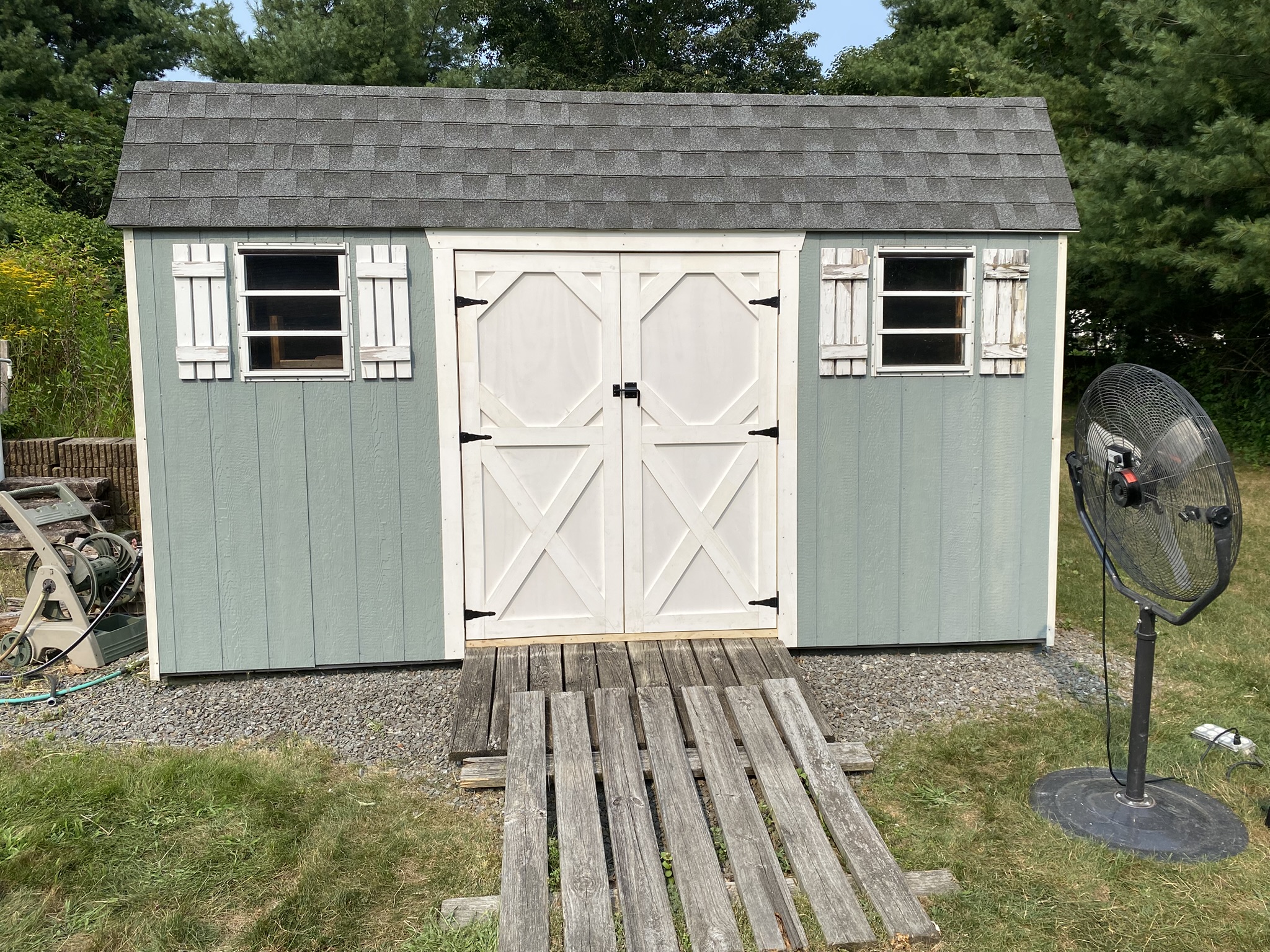Custom Garden Shed Installation