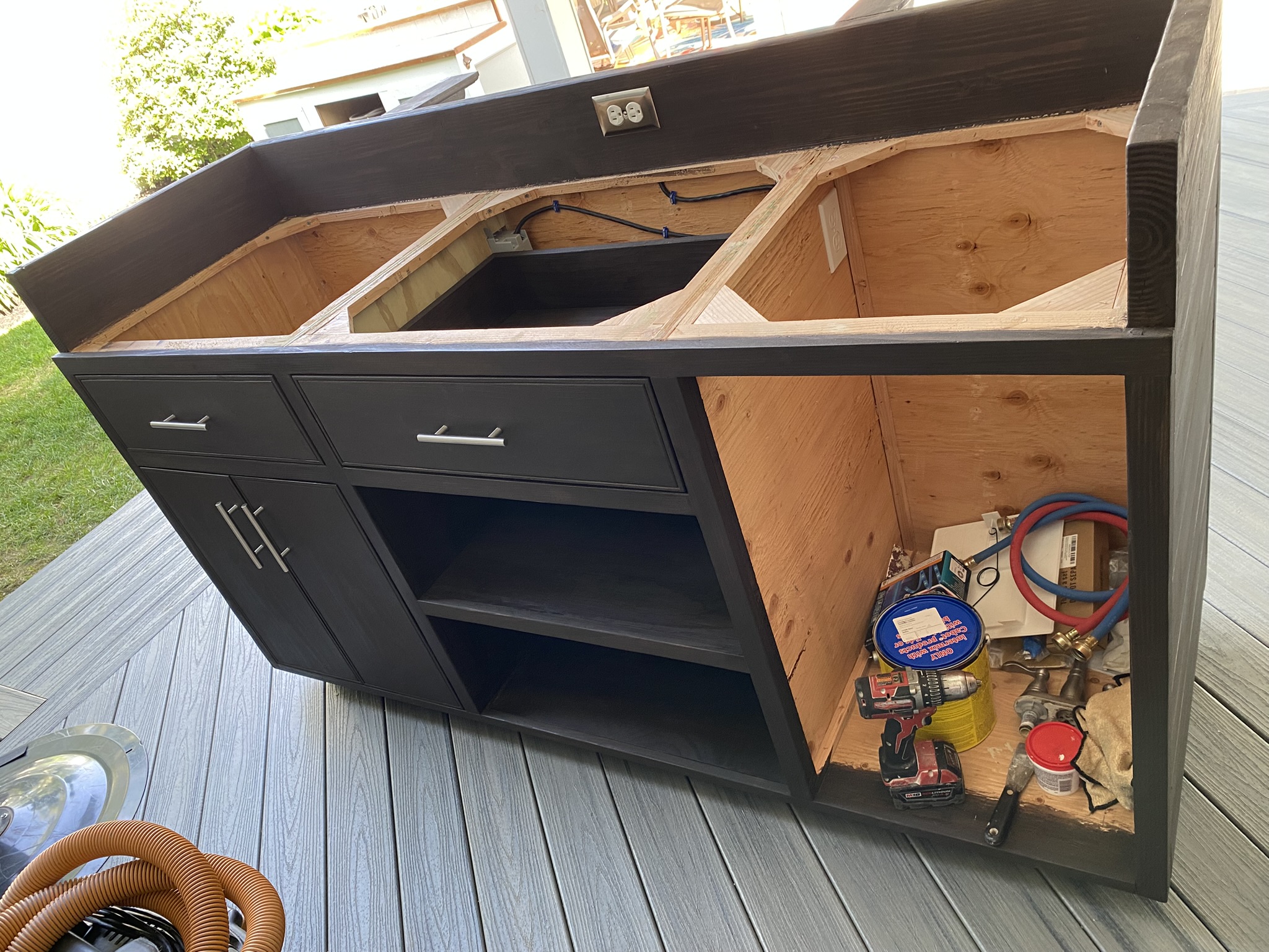 Custom Outdoor Kitchen Cabinet
