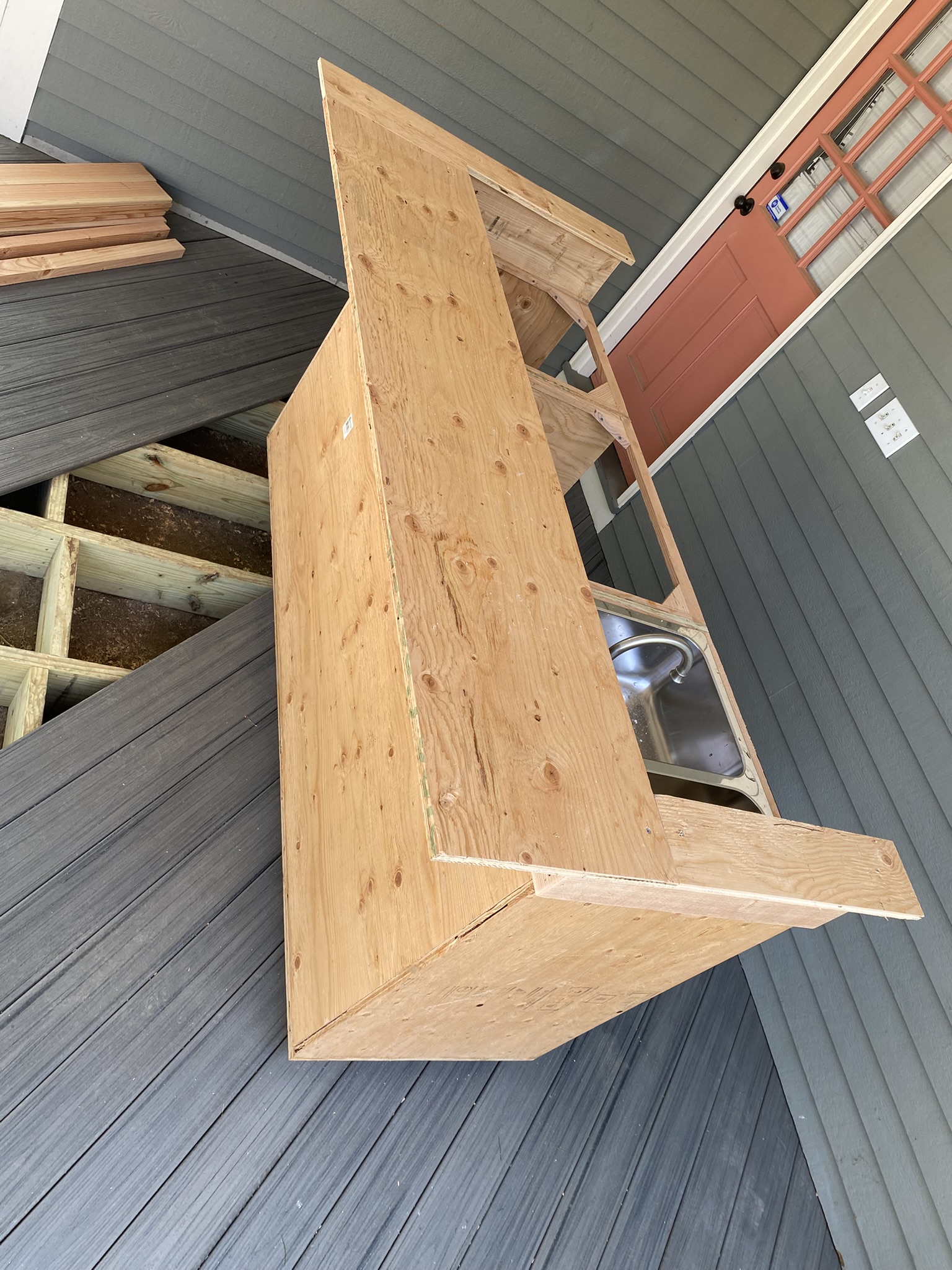Custom Wood Deck Construction