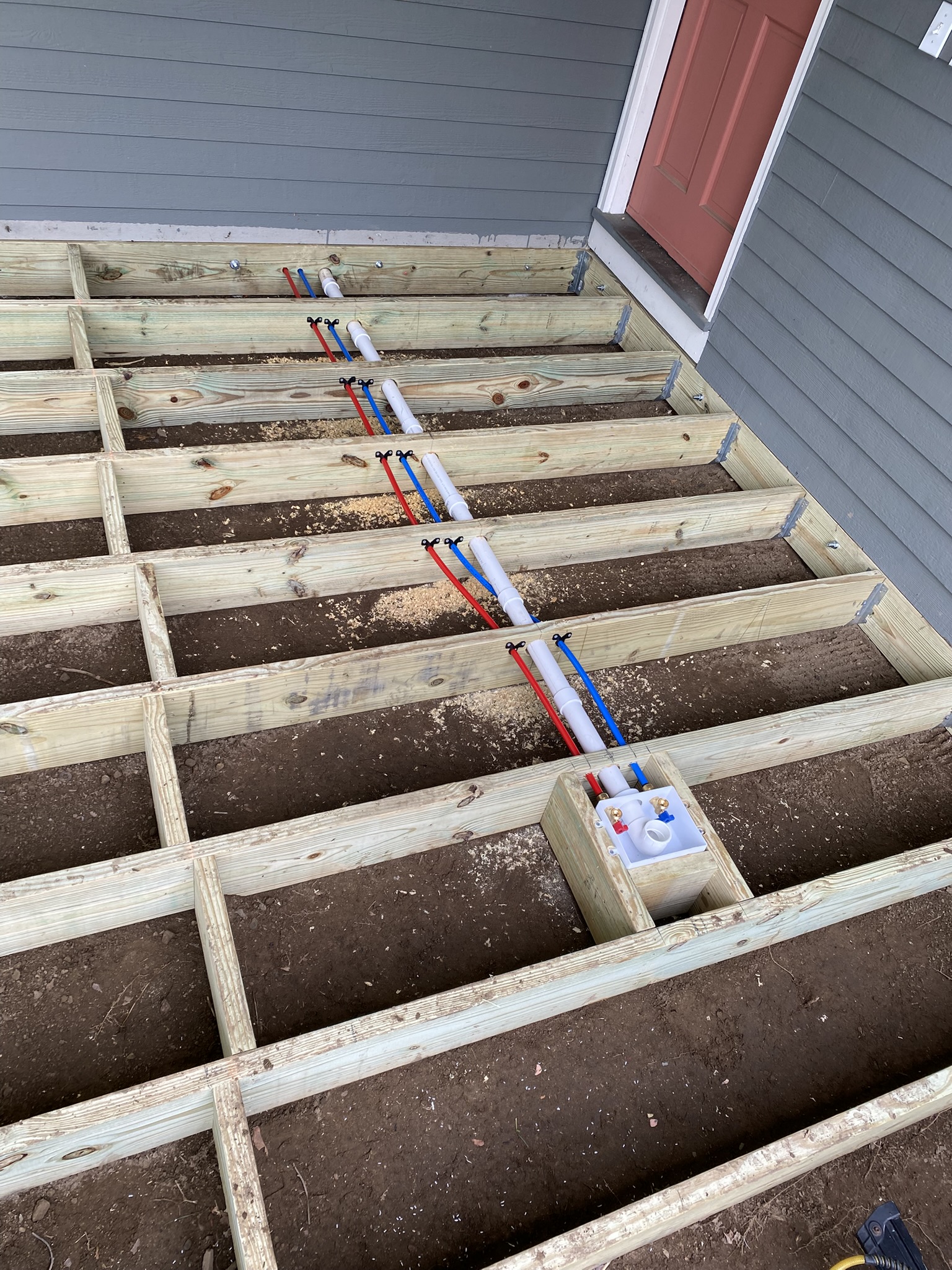 Deck Foundation Framing