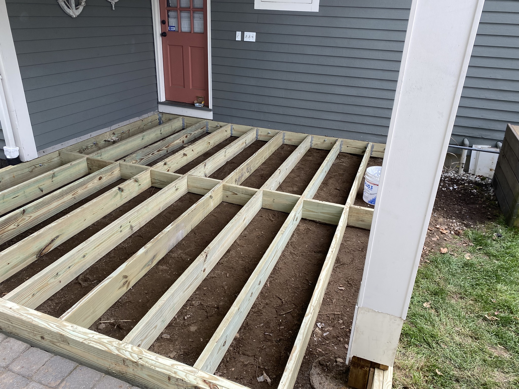 Deck Foundation Framing