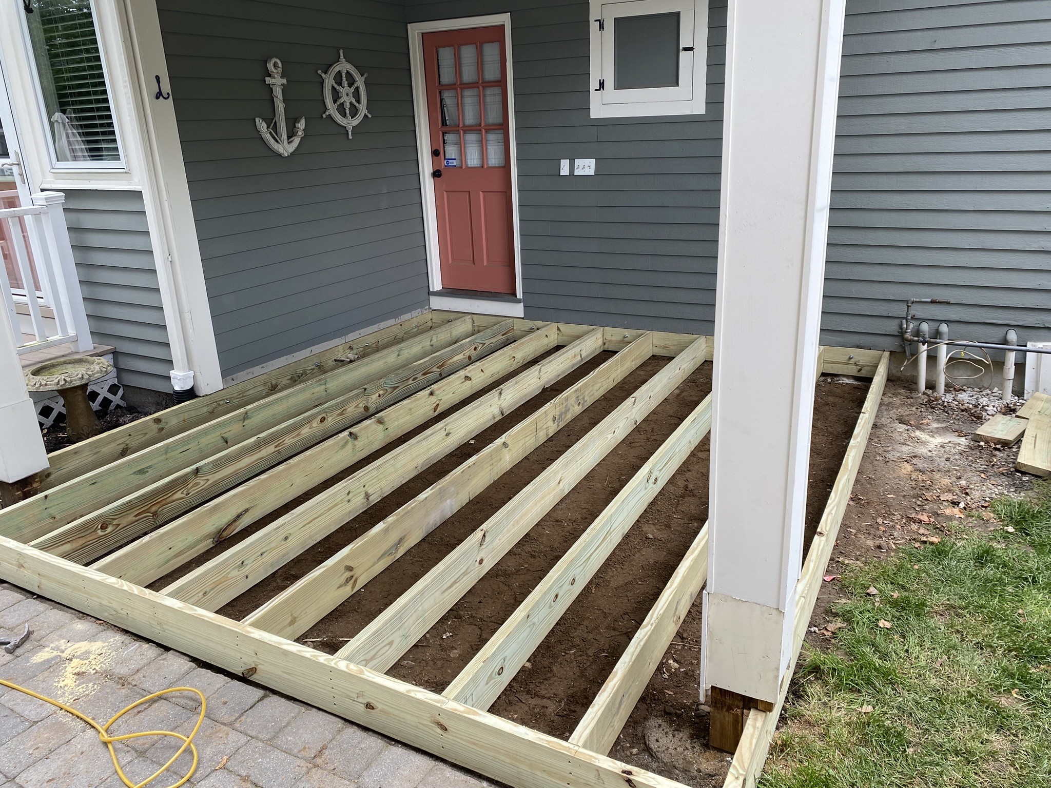 Deck Foundation Framing