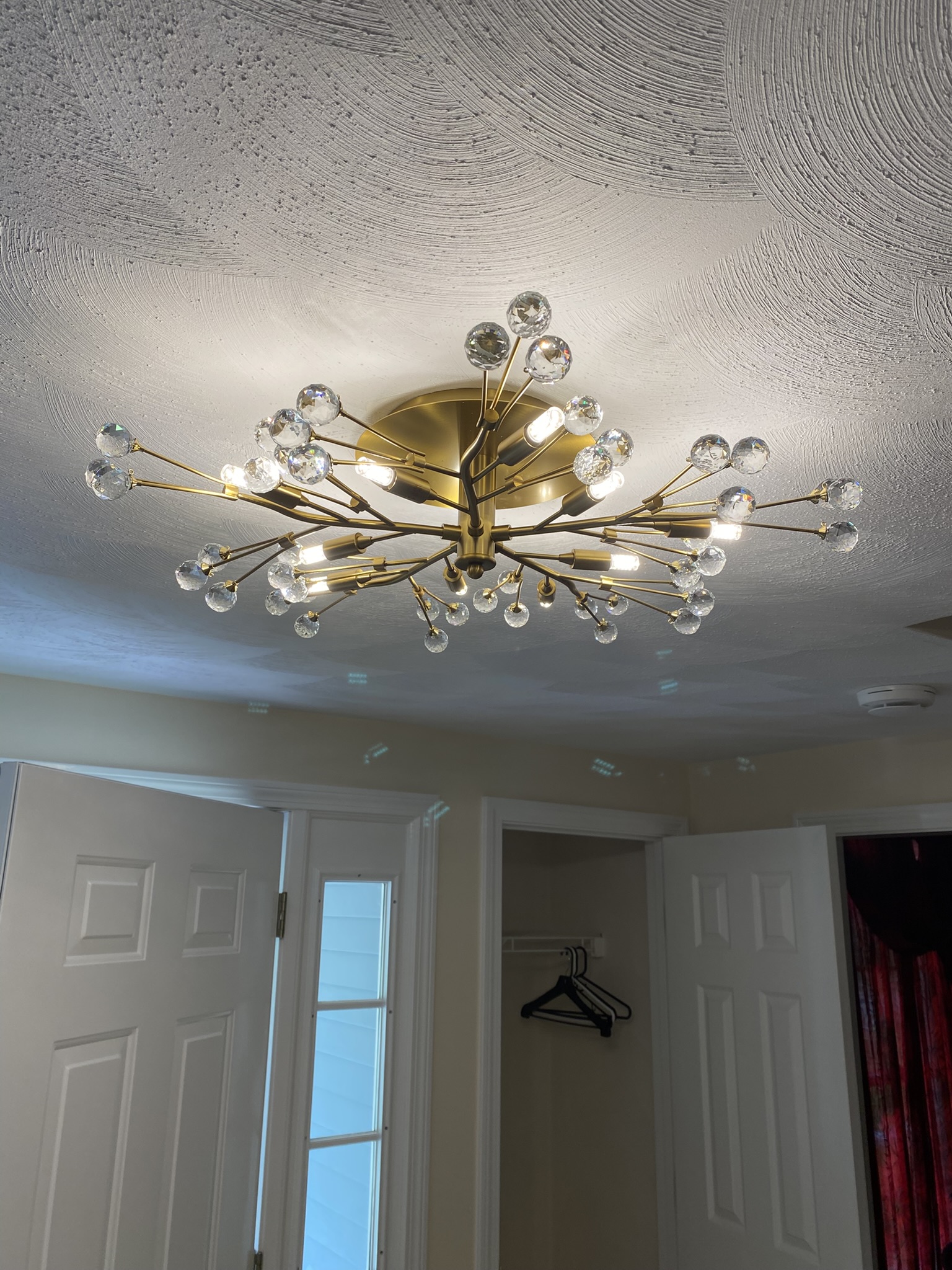 Modern Ceiling Light Installation