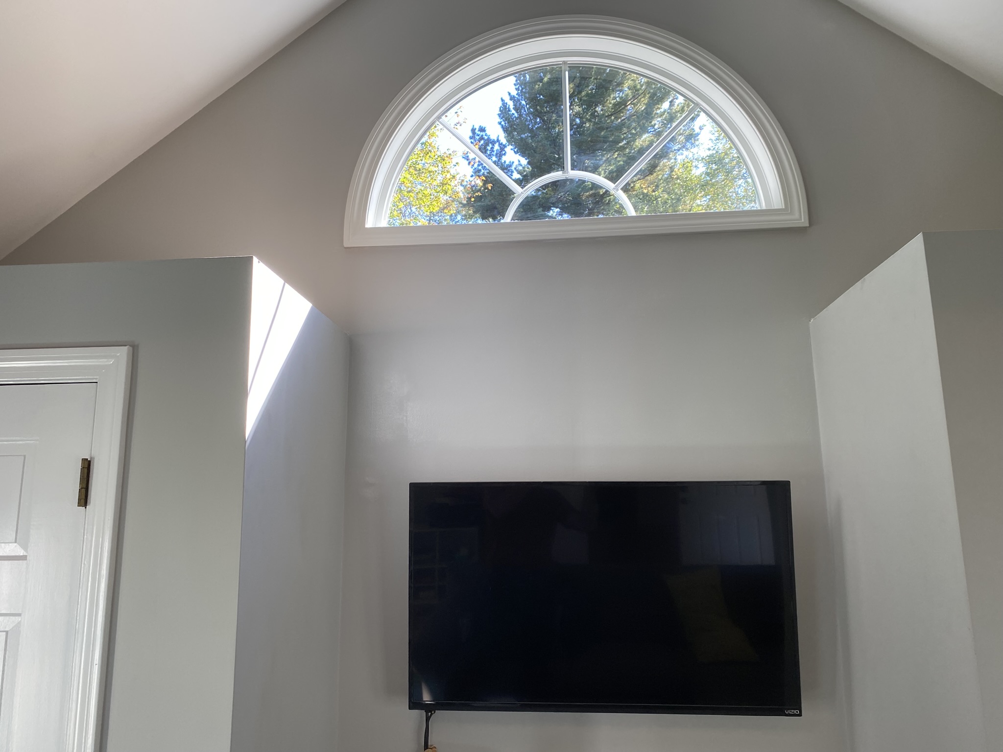 Vaulted Ceiling Media Room